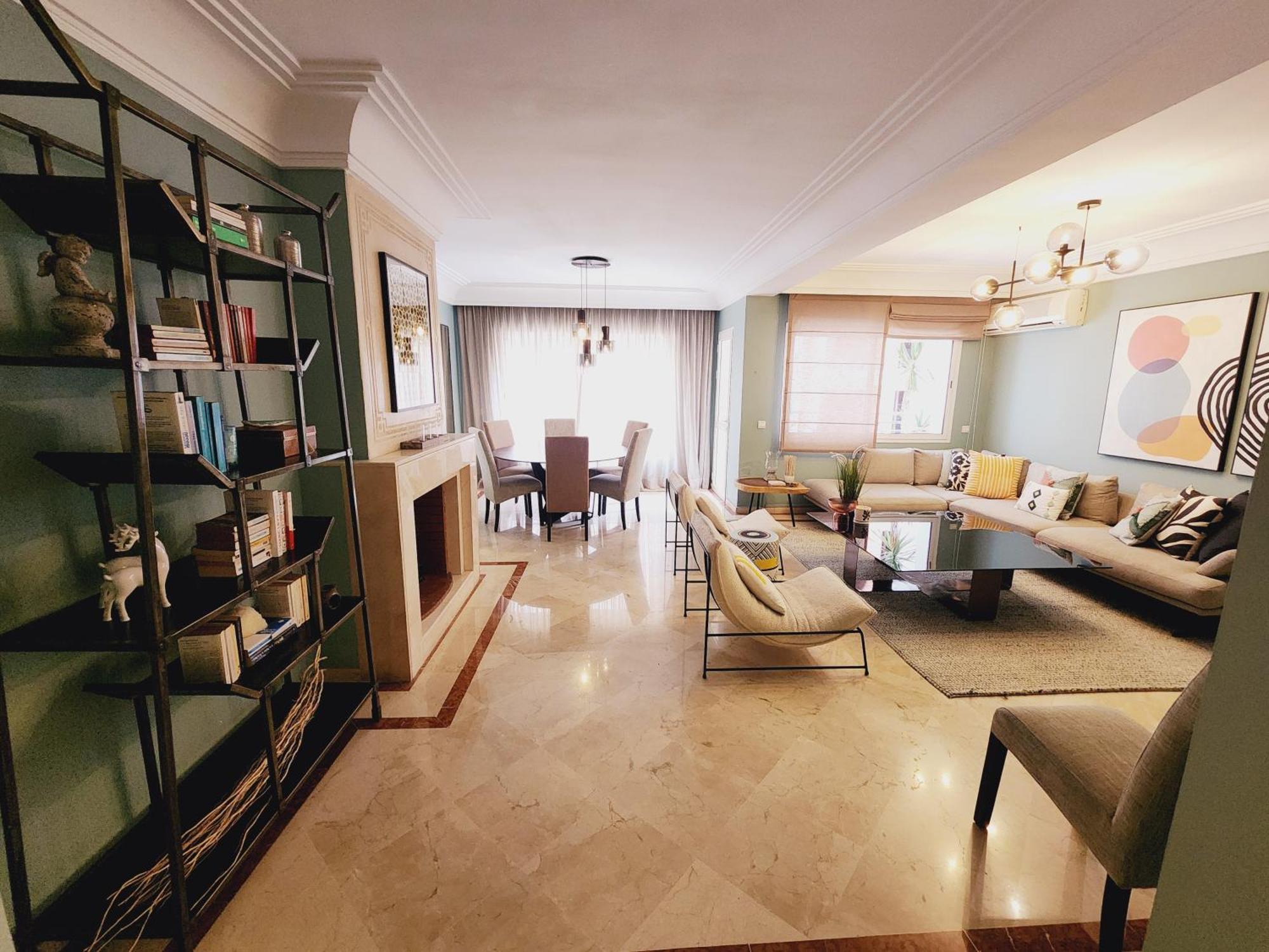 Apartment Number Nine Triangle D'or By Ib Signature - Chic 3-bedroom Family In Sought-after Area, 24 X7 Security - Self Check-in - Parking - View With Terrace - Walk To Cafes! Centre Casablanca